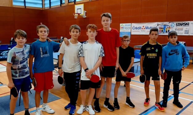 Nouvelle équipe Jeune et premier Tournoi « Open Jeune Tour 1 »