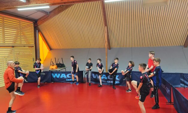 Après-midi ping pour les jeunes du club